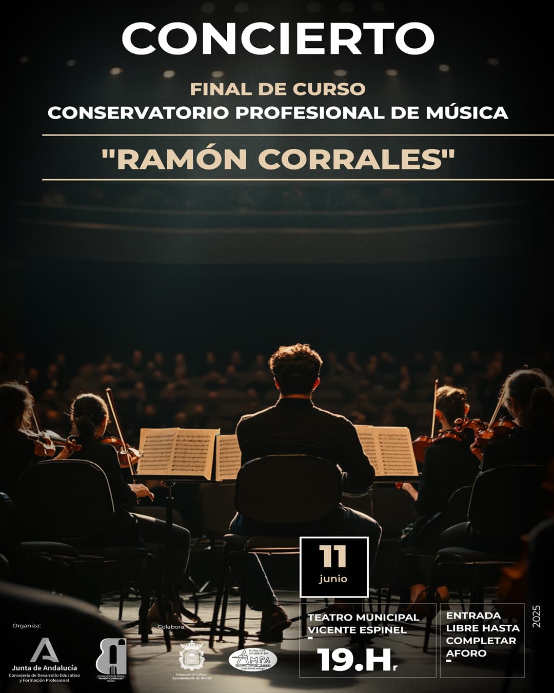 Cartel Concierto Final de Curso 2024-25