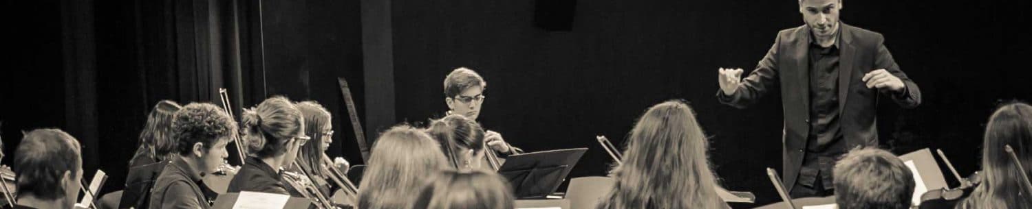 Dirigiendo orquesta